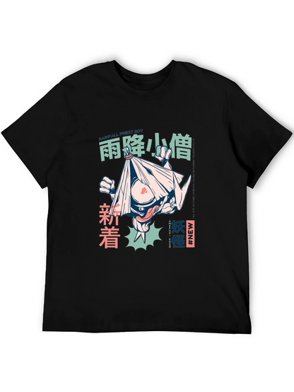 Anime Graphic Tee: Rainfall Priest Boy