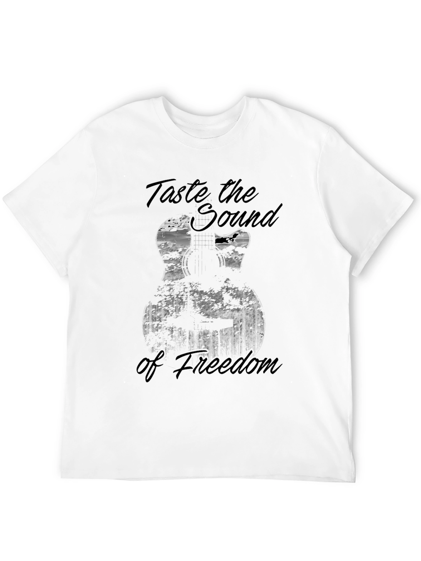 Taste of Freedom Guitar Graphic T-Shirt
