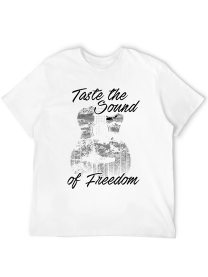 Taste of Freedom Guitar Graphic T-Shirt