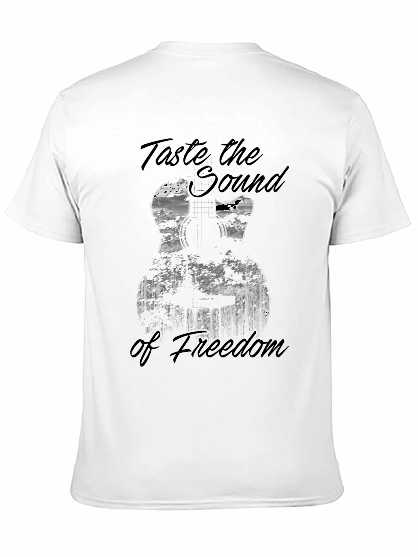 Taste of Freedom Guitar Graphic T-Shirt