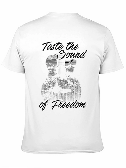 Taste of Freedom Guitar Graphic T-Shirt