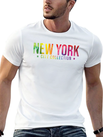 New York City Collection Rainbow Graphic Tee