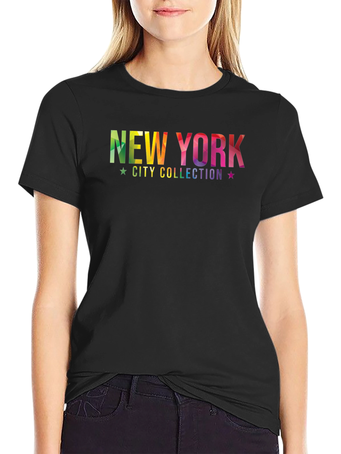 New York City Collection Rainbow Graphic Tee