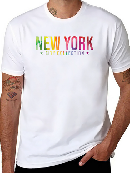 New York City Collection Rainbow Graphic Tee