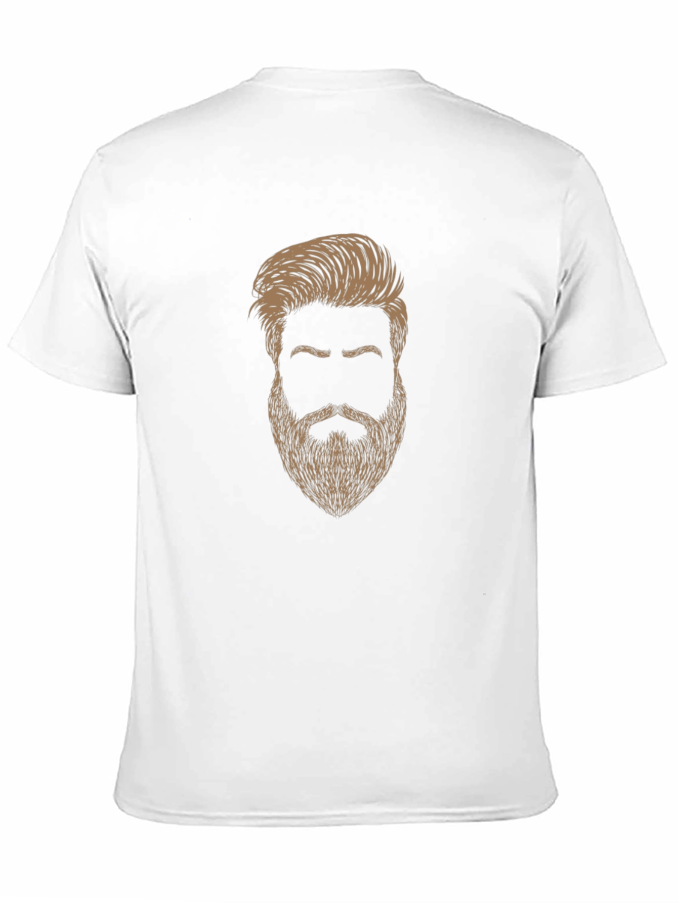 Bearded Man Graphic Tee - Stylish Black T-Shirt