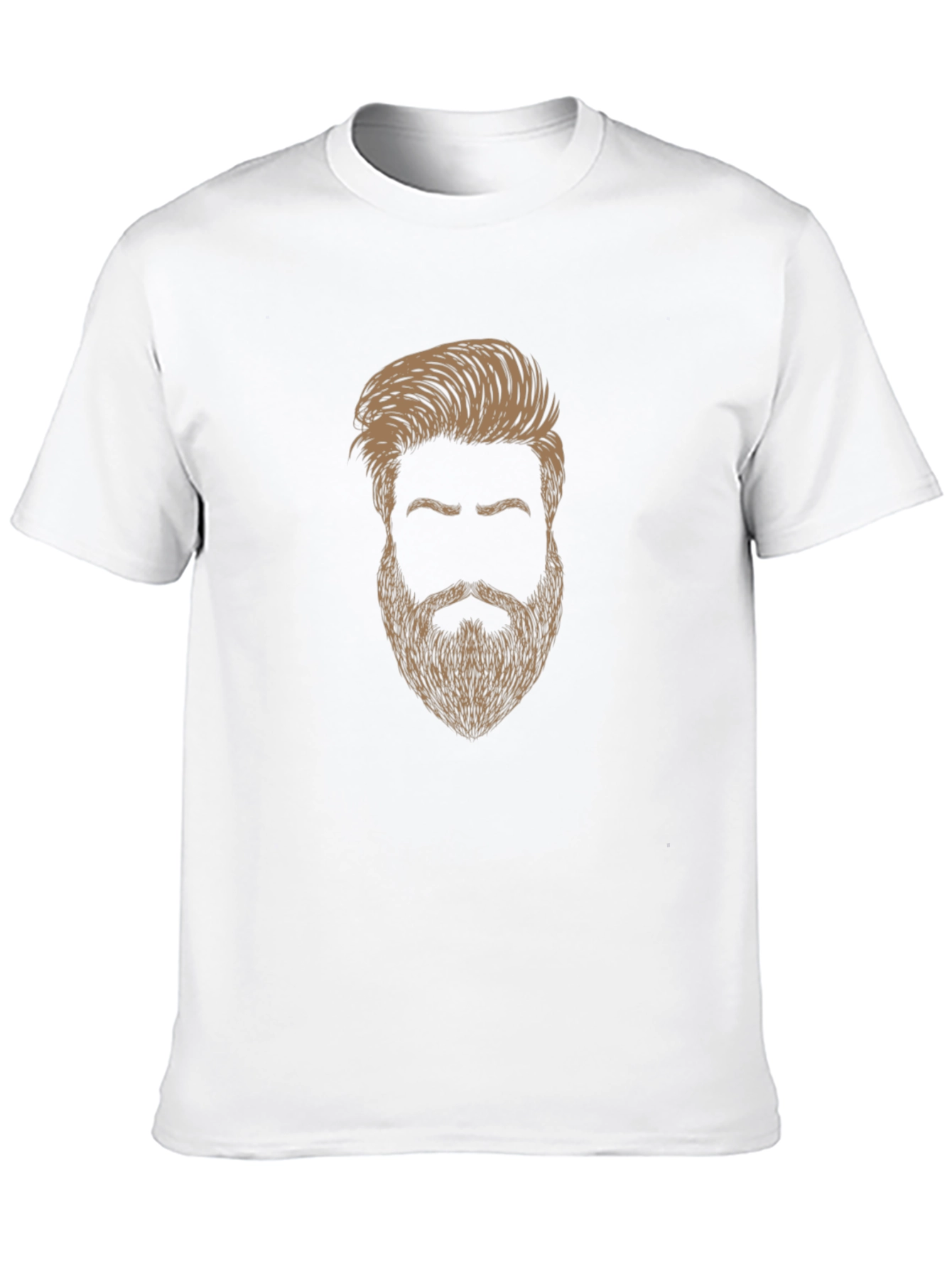 Bearded Man Graphic Tee - Stylish Black T-Shirt