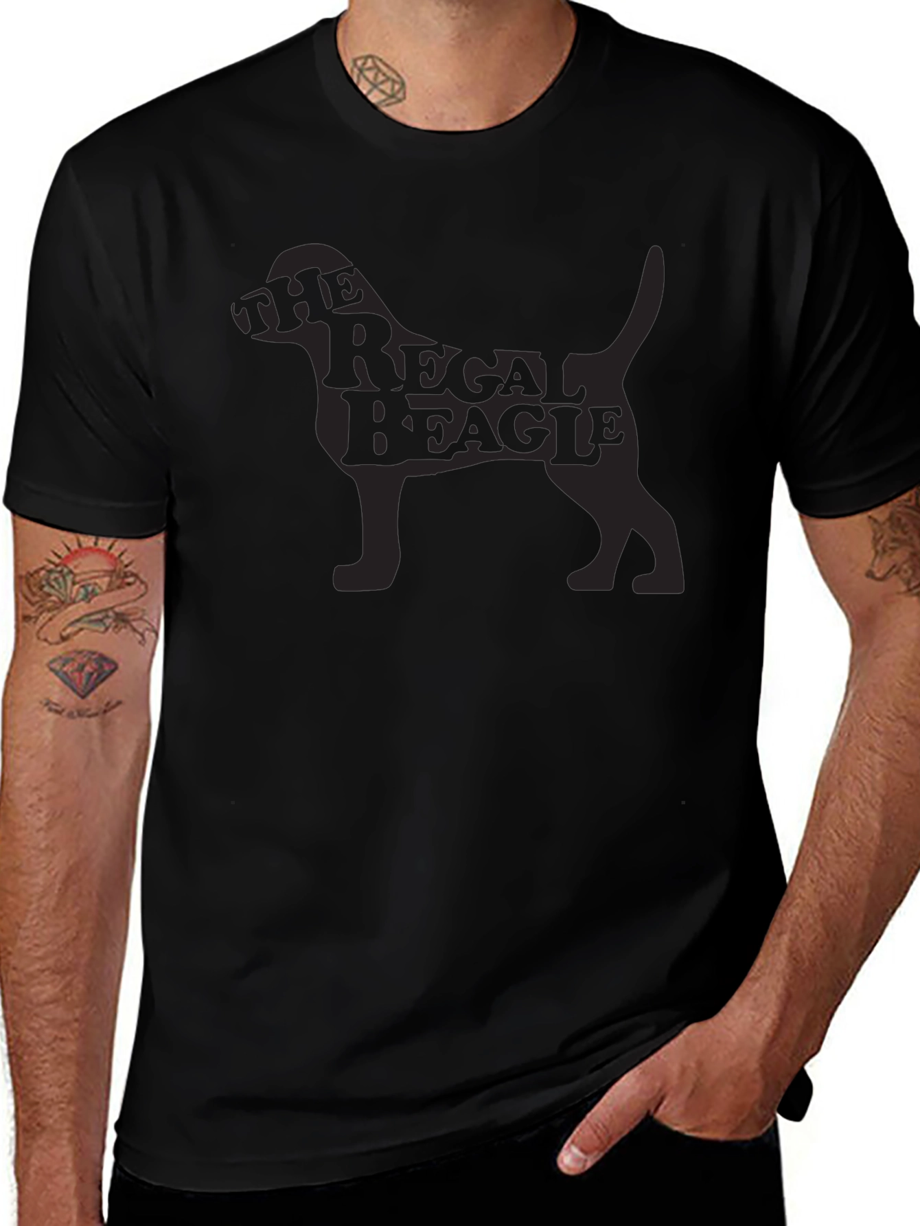 The Regal Beagle T-Shirt - Soft Cotton Blend Tee