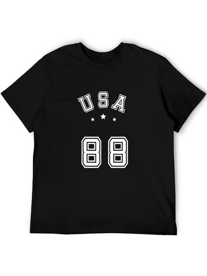 USA 88 Graphic Tee - Retro Style