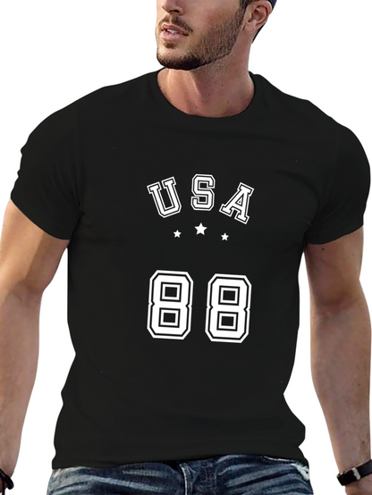 USA 88 Graphic Tee - Retro Style
