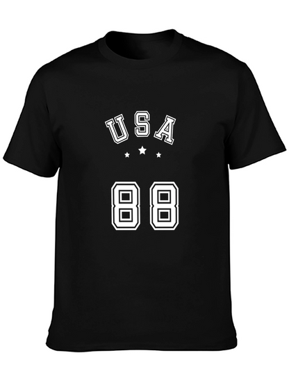 USA 88 Graphic Tee - Retro Style