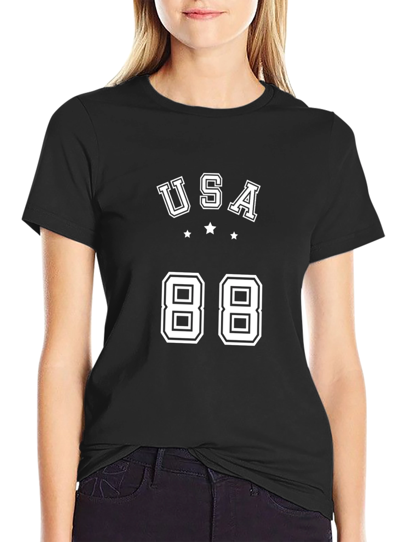 USA 88 Graphic Tee - Retro Style