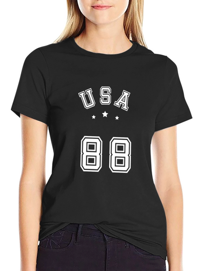 USA 88 Graphic Tee - Retro Style