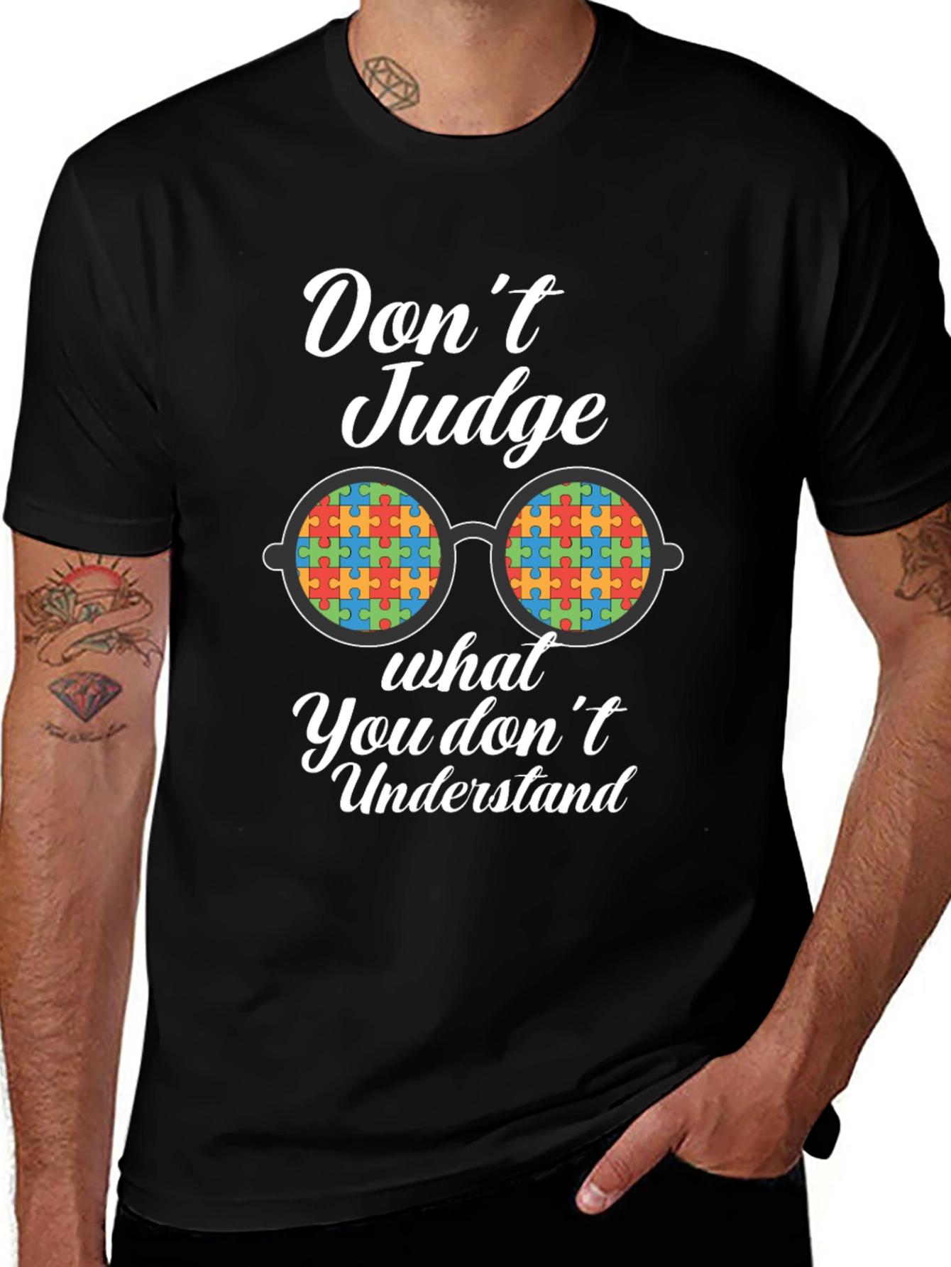 Autism Awareness T-Shirt - Dont Judge
