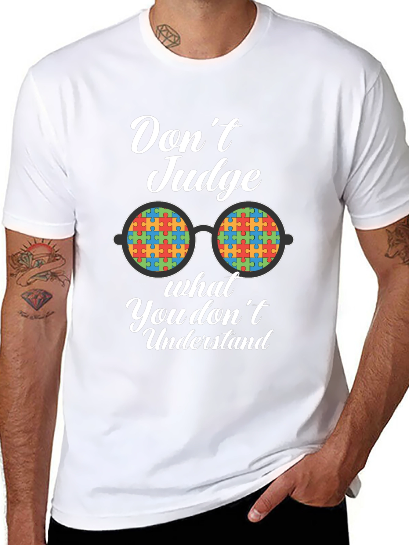 Autism Awareness T-Shirt - Dont Judge