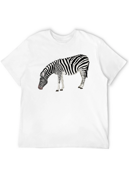 Zebra Graphic Tee - Mens Black T-Shirt