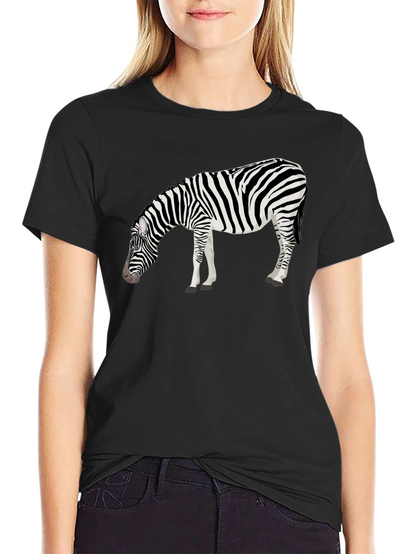 Zebra Graphic Tee - Mens Black T-Shirt