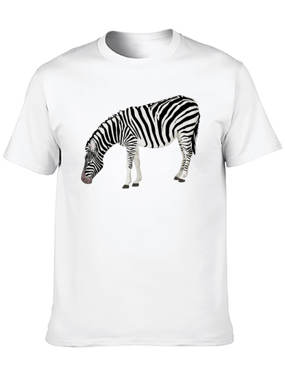 Zebra Graphic Tee - Mens Black T-Shirt