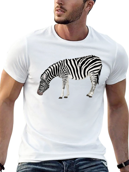 Zebra Graphic Tee - Mens Black T-Shirt