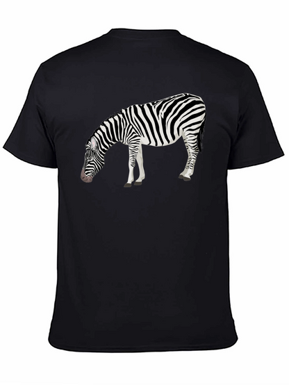 Zebra Graphic Tee - Mens Black T-Shirt