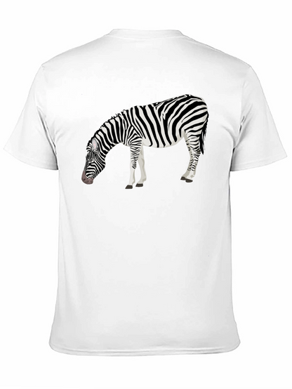 Zebra Graphic Tee - Mens Black T-Shirt