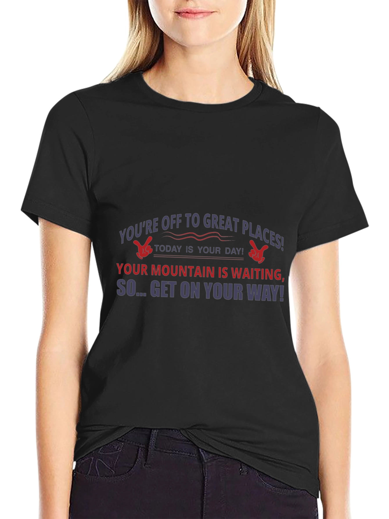 Motivational T-Shirt: Great Places Await You!