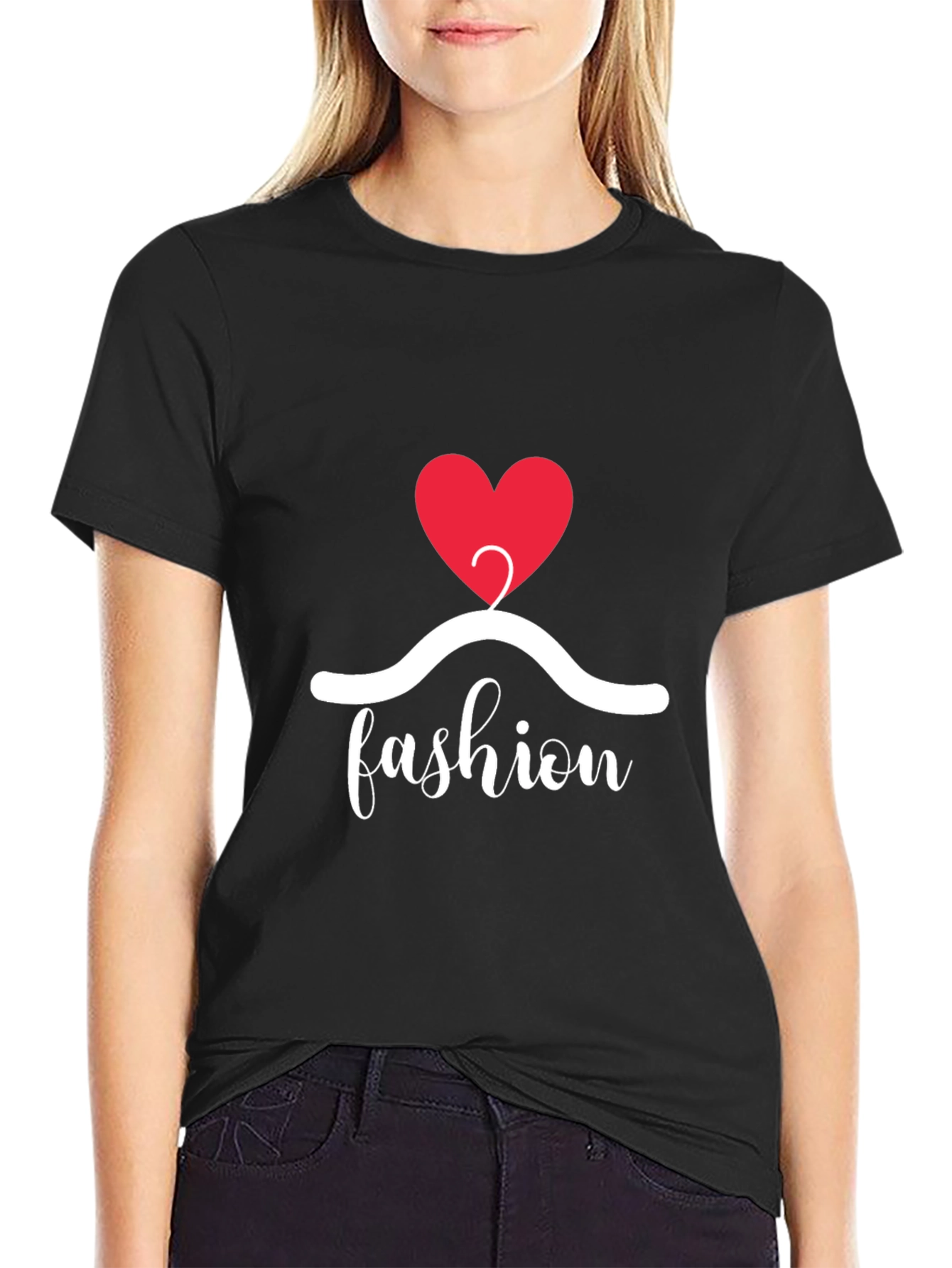 Fashion Heart Graphic Tee