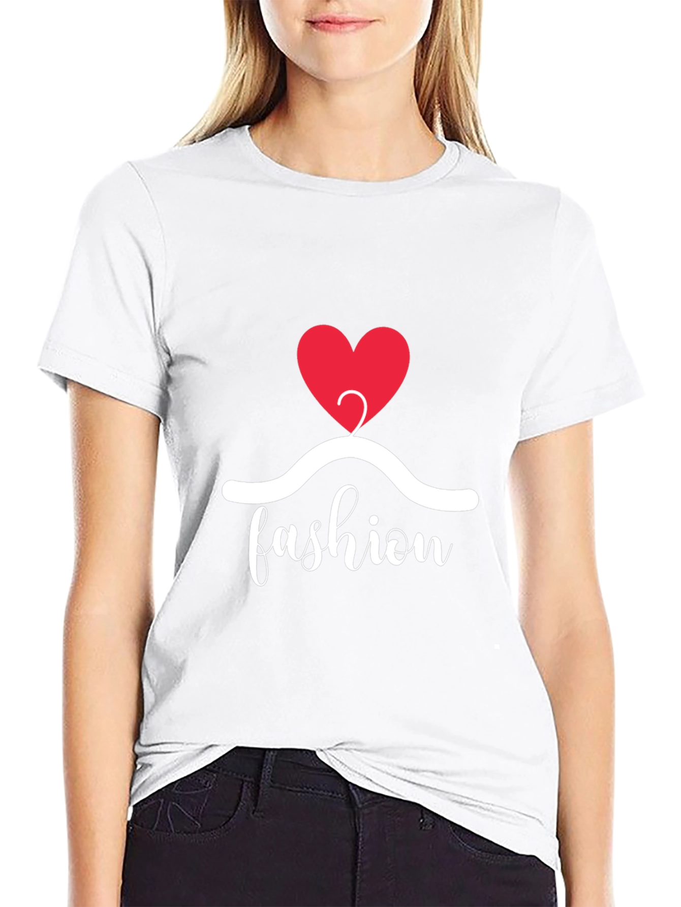 Fashion Heart Graphic Tee