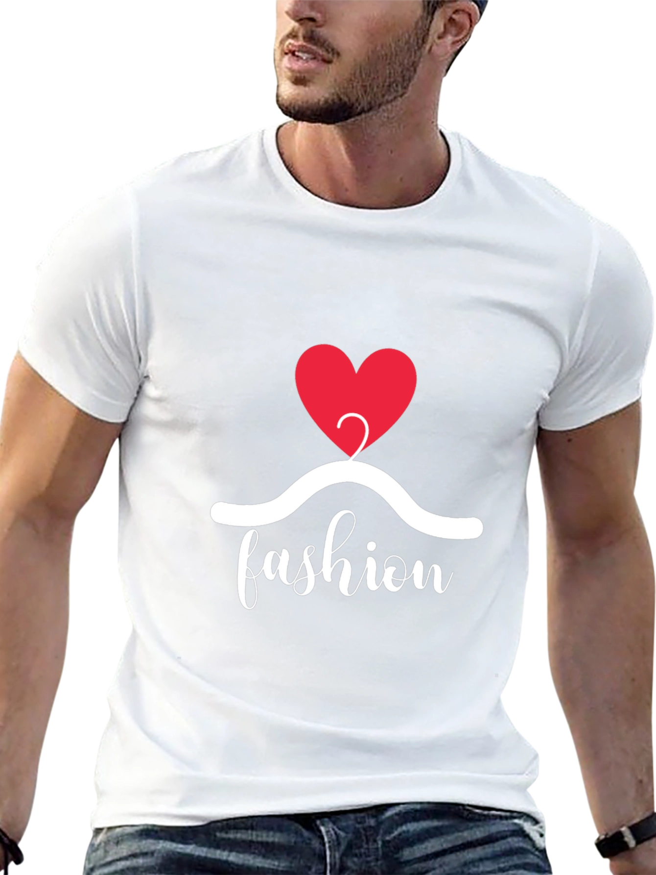 Fashion Heart Graphic Tee