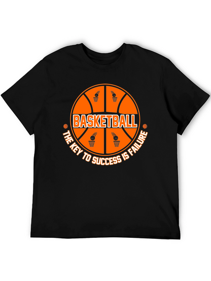 Basketball Success Graphic T-Shirt - Stylish & Motivational