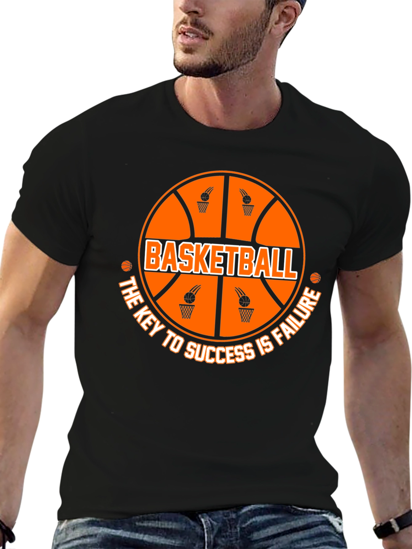 Basketball Success Graphic T-Shirt - Stylish & Motivational