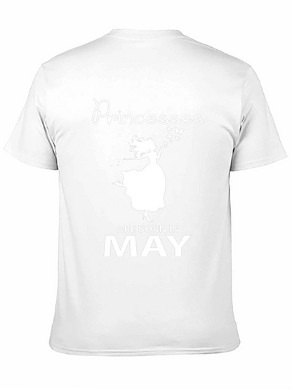 Princesses Are Born In May T-Shirt