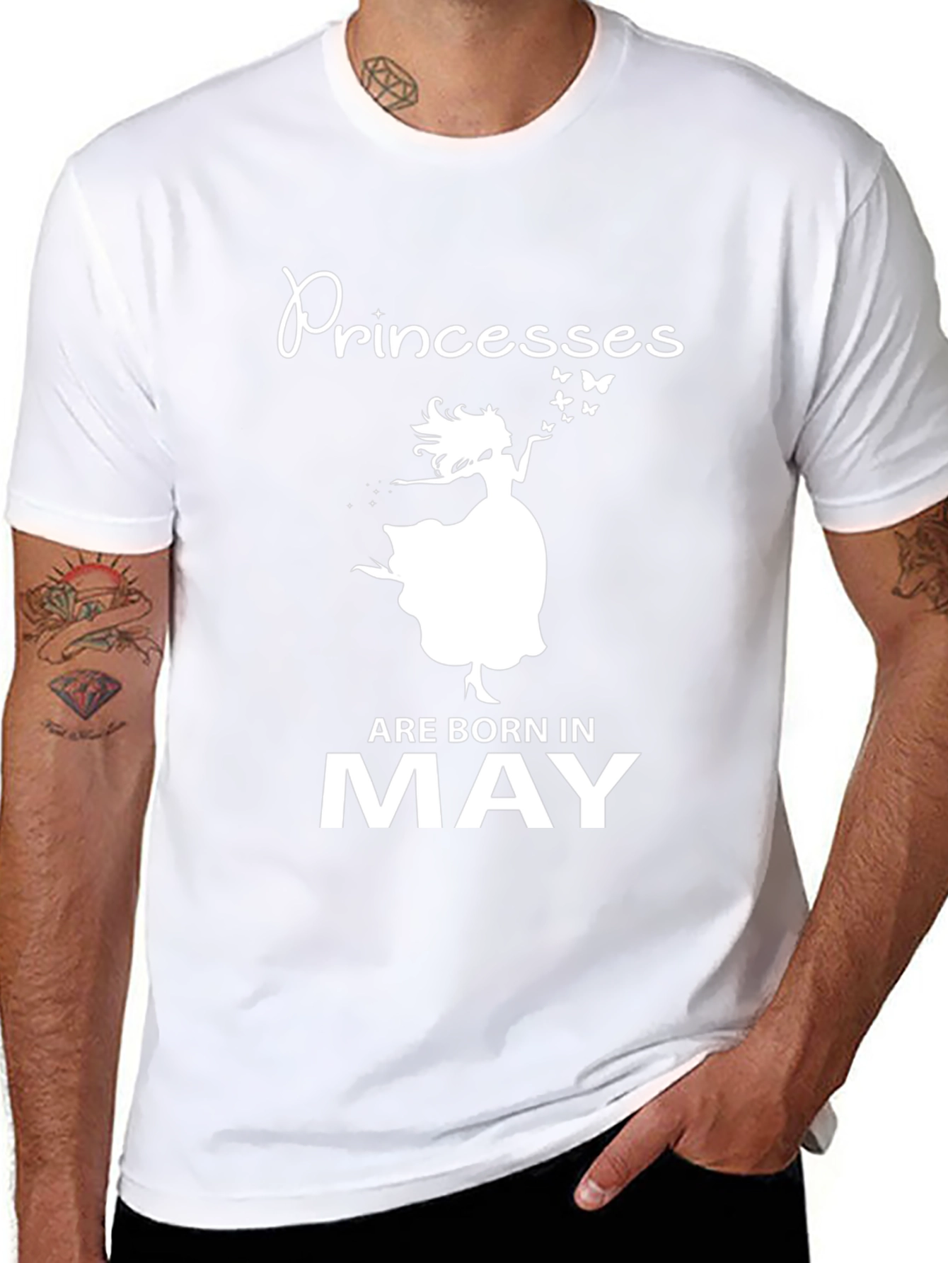 Princesses Are Born In May T-Shirt