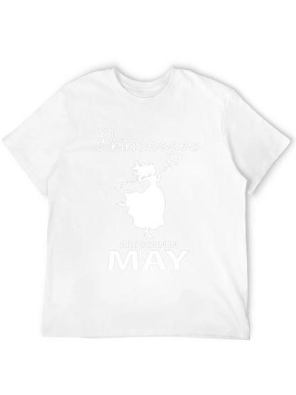 Princesses Are Born In May T-Shirt