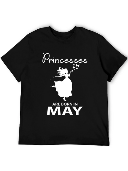 Princesses Are Born In May T-Shirt