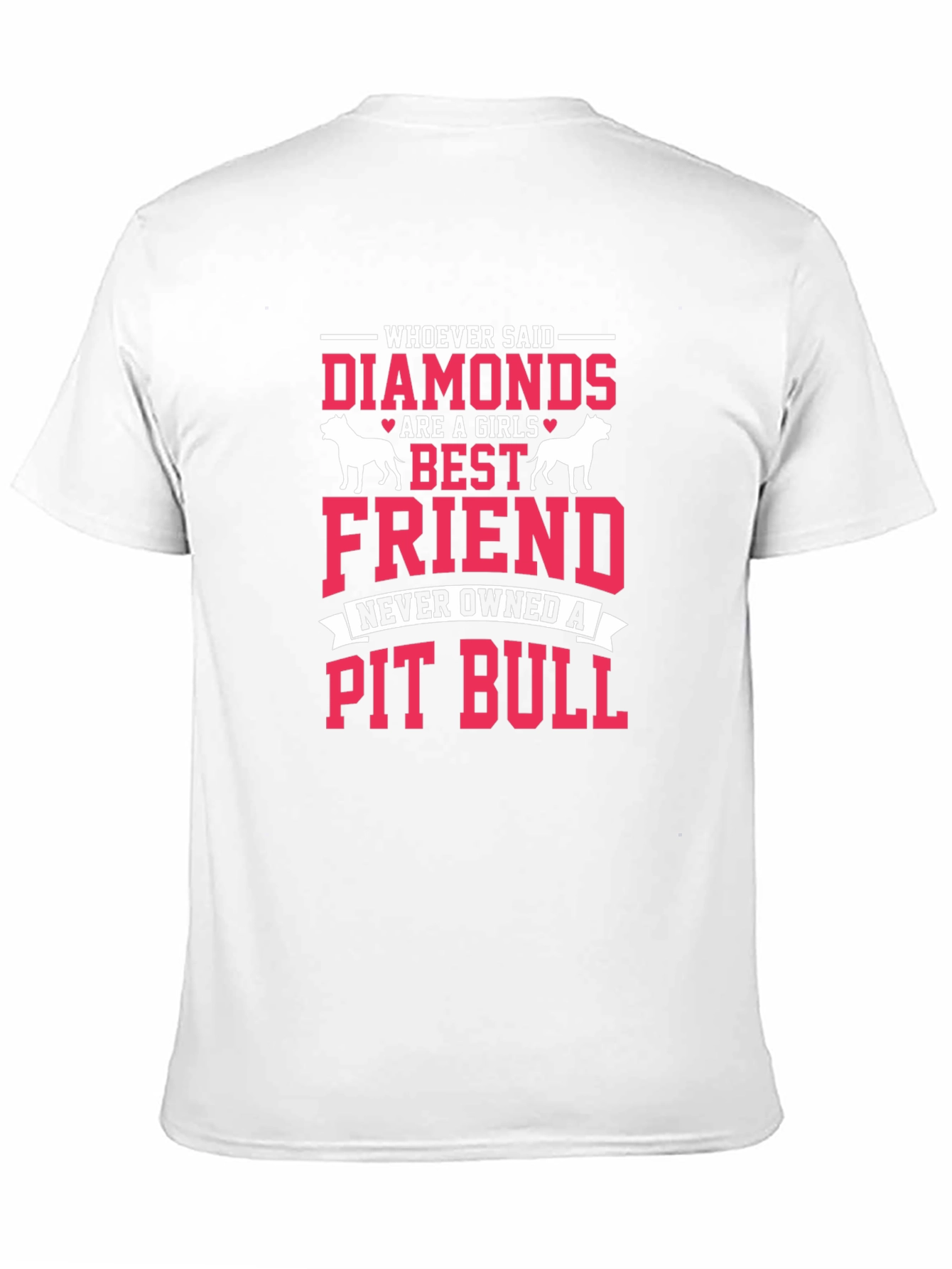 Diamonds Pit Bull Graphic Tee
