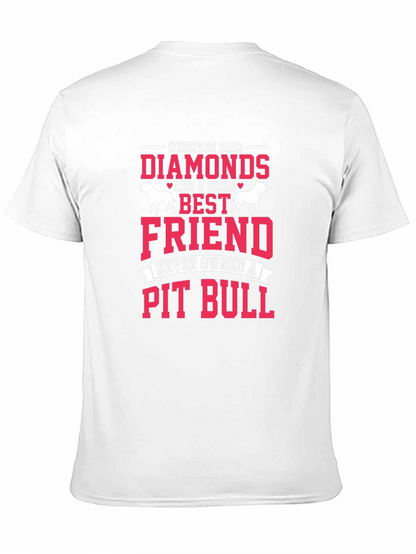Diamonds Pit Bull Graphic Tee