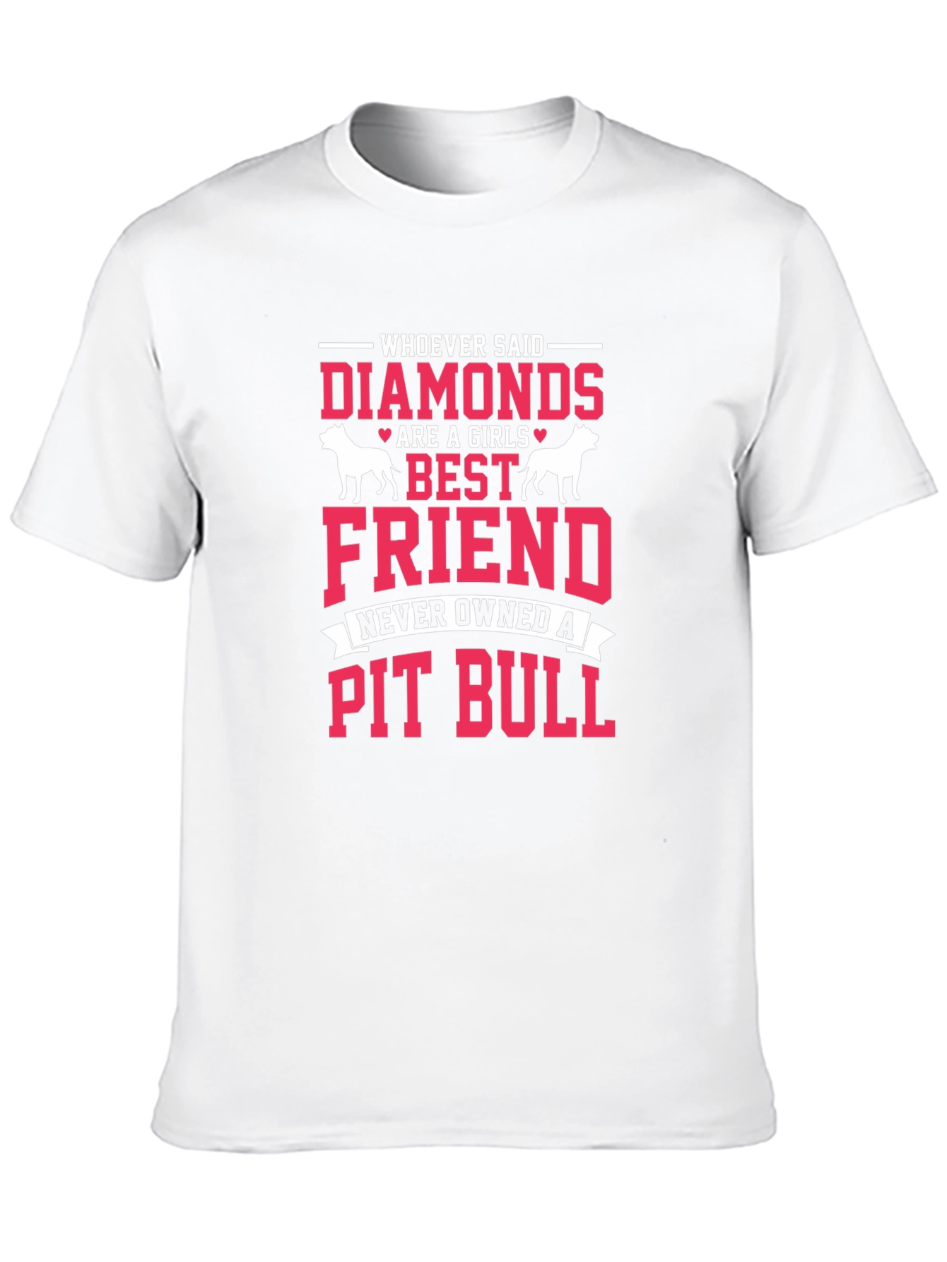 Diamonds Pit Bull Graphic Tee