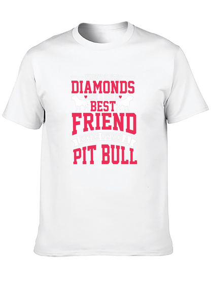 Diamonds Pit Bull Graphic Tee