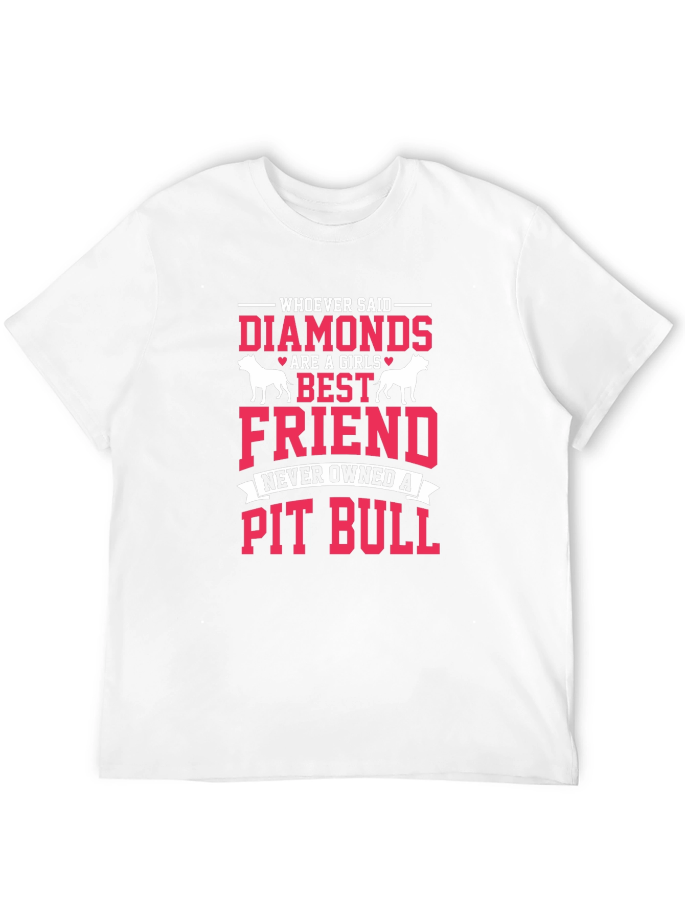 Diamonds Pit Bull Graphic Tee