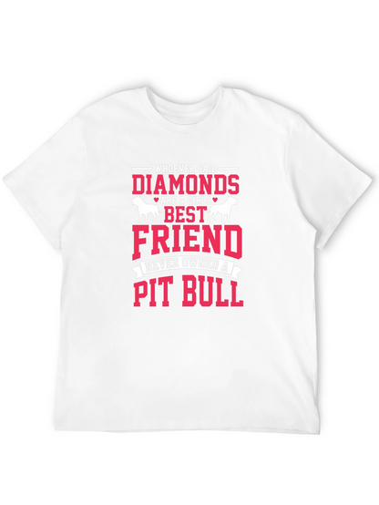 Diamonds Pit Bull Graphic Tee