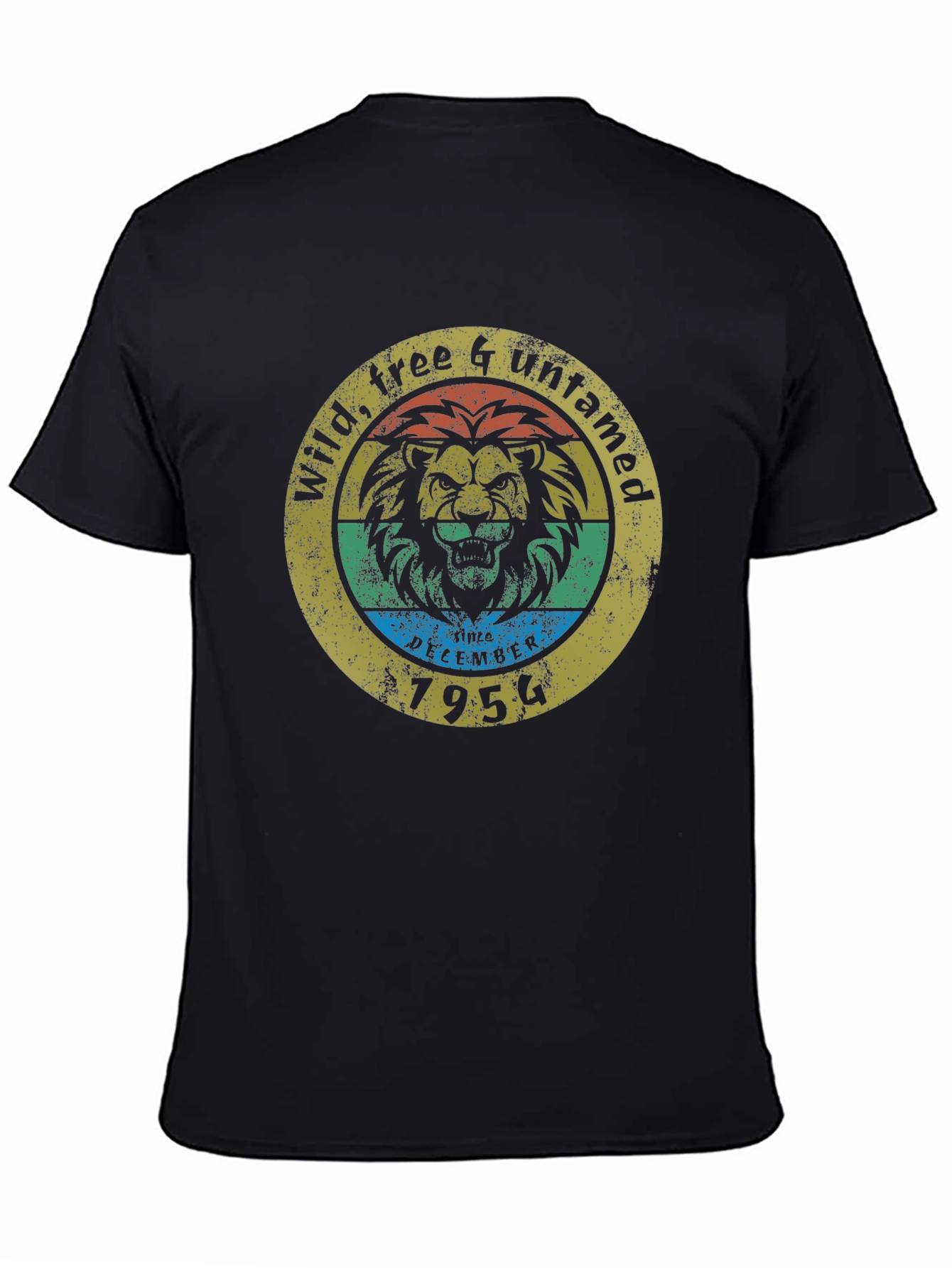 Wild Free & Untamed Lion Graphic Tee