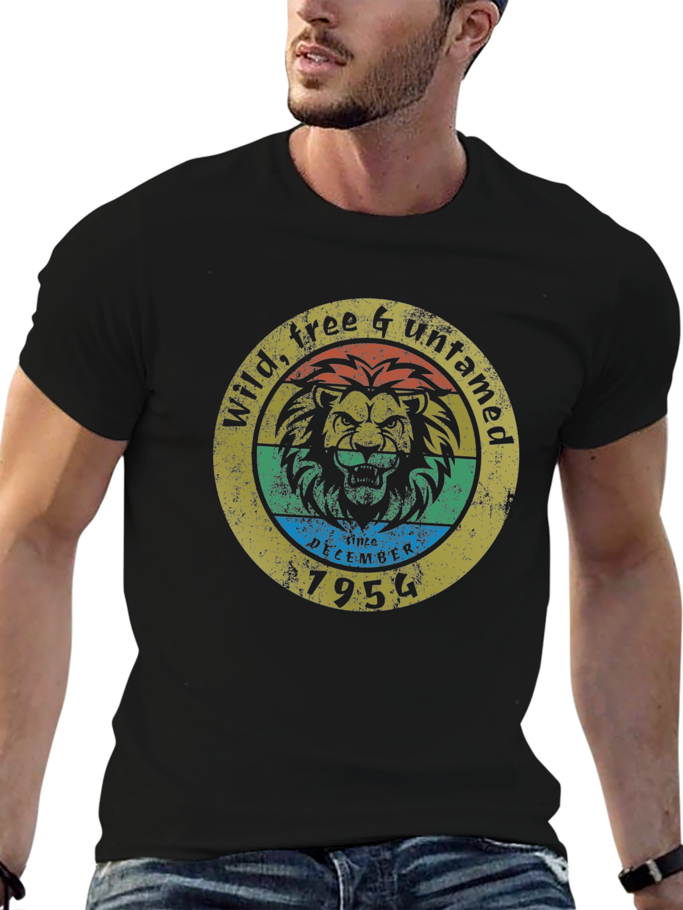 Wild Free & Untamed Lion Graphic Tee