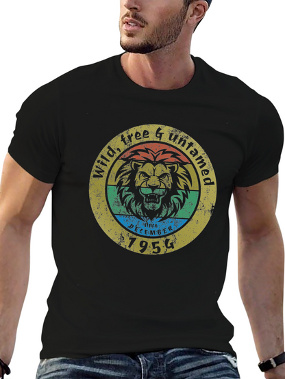 Wild Free & Untamed Lion Graphic Tee