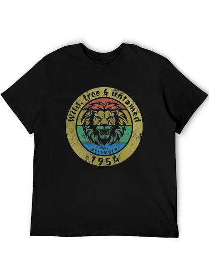 Wild Free & Untamed Lion Graphic Tee