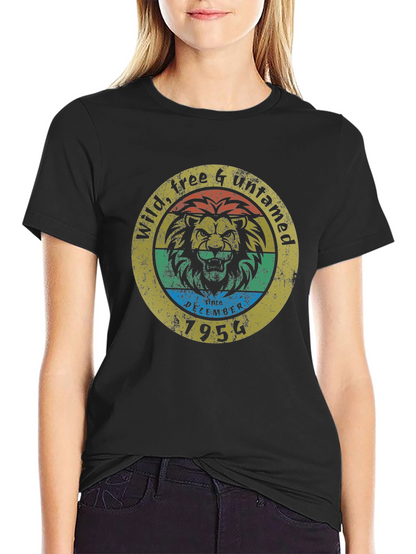 Wild Free & Untamed Lion Graphic Tee