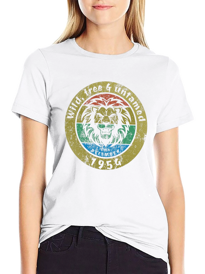 Wild Free & Untamed Lion Graphic Tee