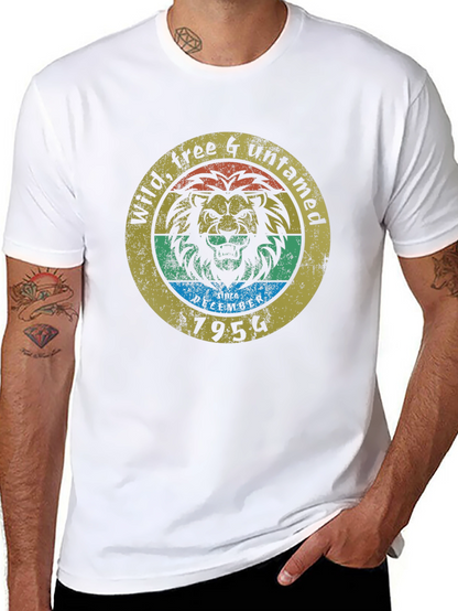 Wild Free & Untamed Lion Graphic Tee