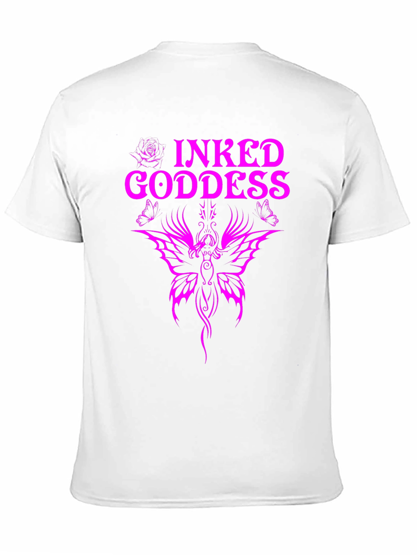 Inked Goddess Graphic Tee - Black
