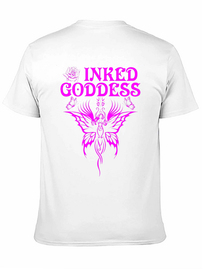 Inked Goddess Graphic Tee - Black