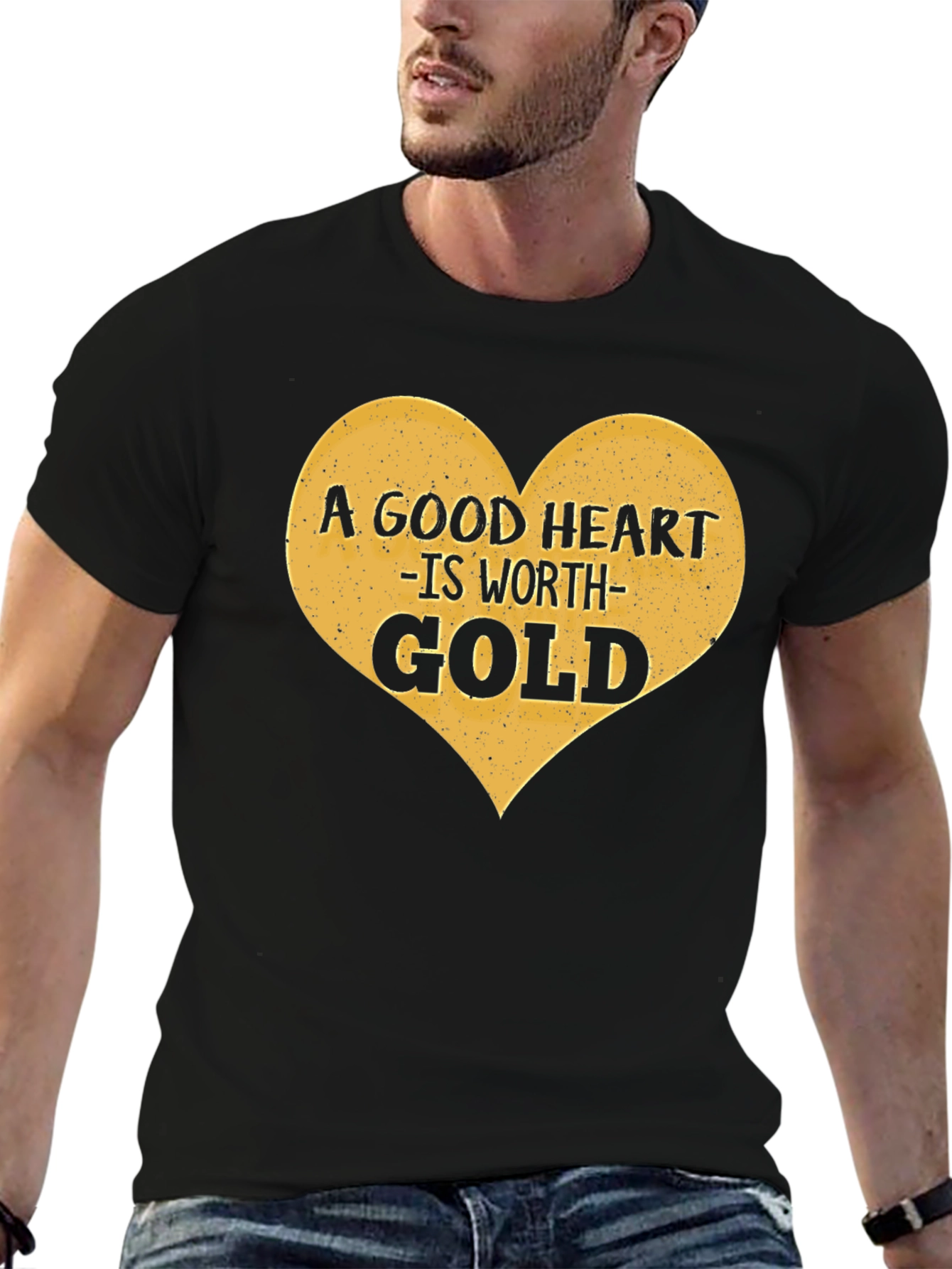 A Good Heart is Worth Gold Graphic Tee